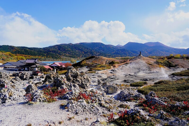 The scenery of Osoreyama