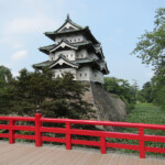 弘前城,青森县最著名的赏樱胜地 弘前城