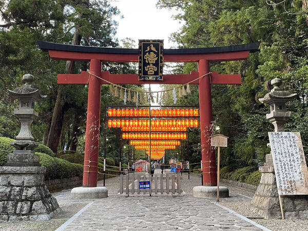 Torii gate of Osaki Hachiman Shrine