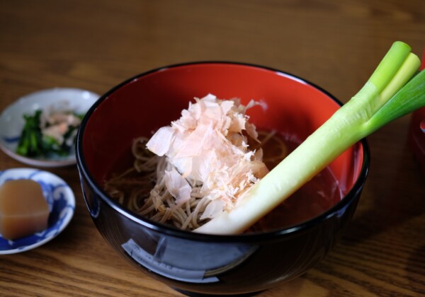 大内宿的高远荞麦面（negi soba）