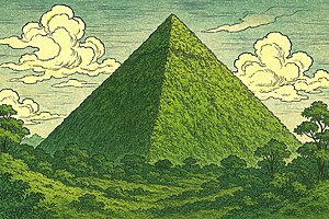 Illustration of Oishigami Pyramid