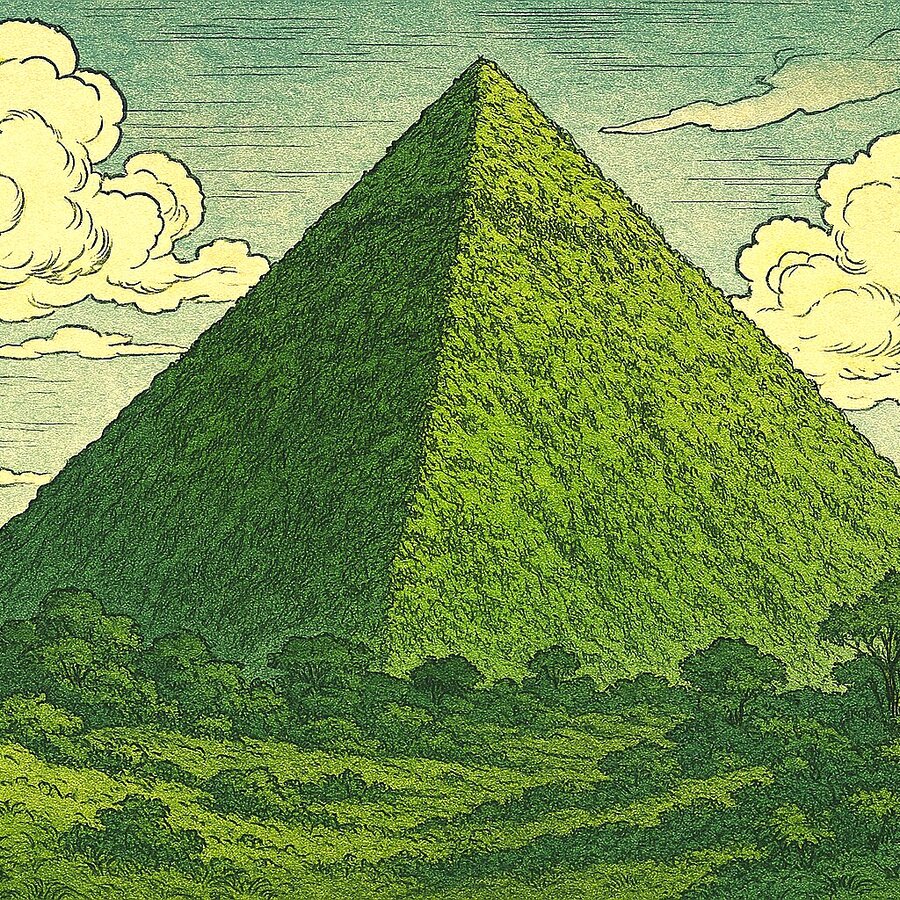 大石神ピラミッドのイラスト