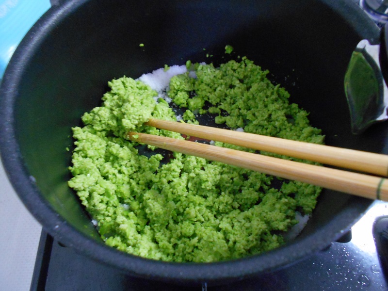 boil with sugar