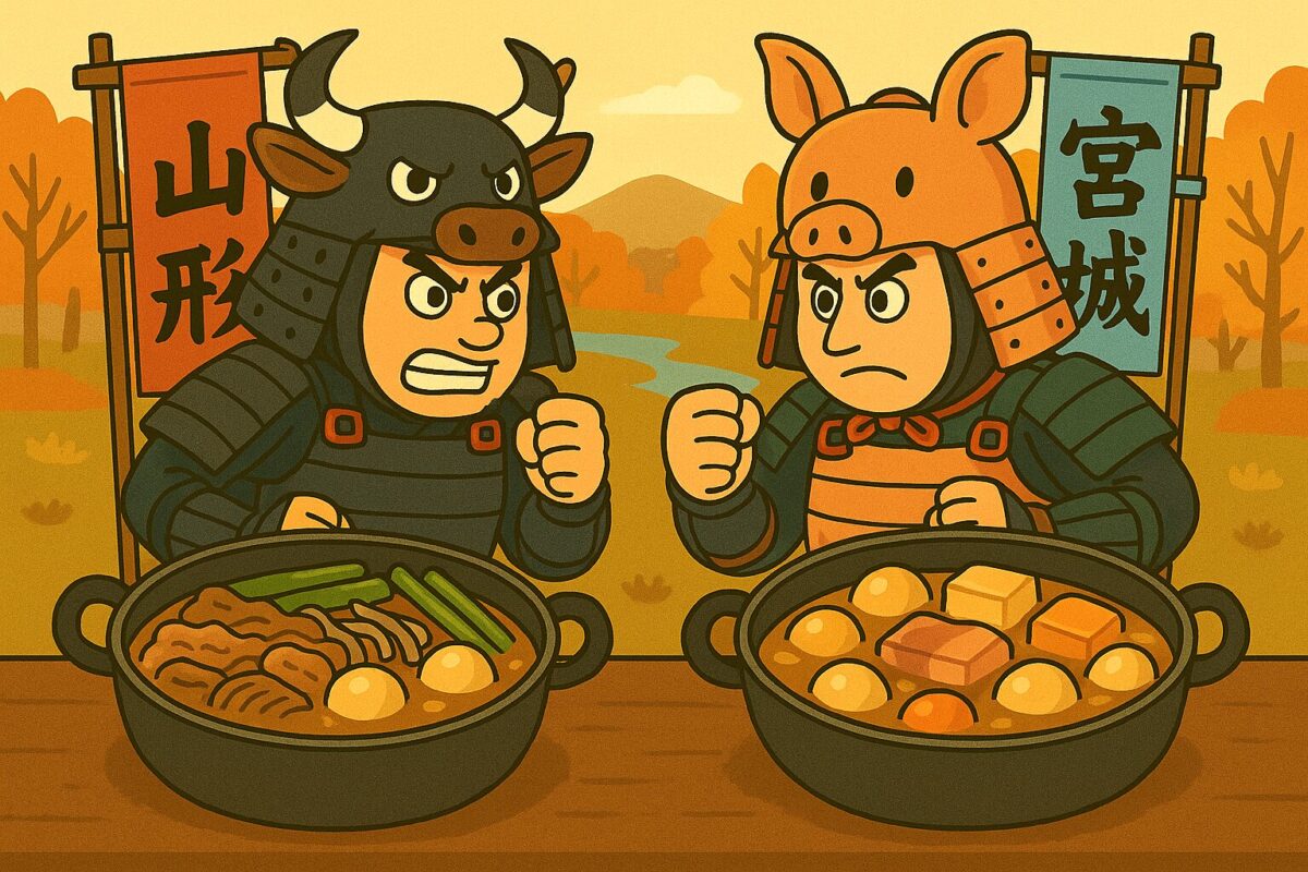 The Imoni War Between Miyagi and Yamagata