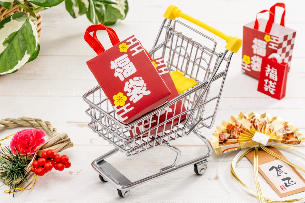 Sacs porte-bonheur et chariots de courses