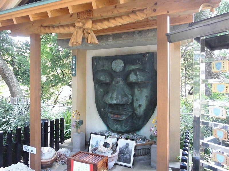 上野大仏の顔