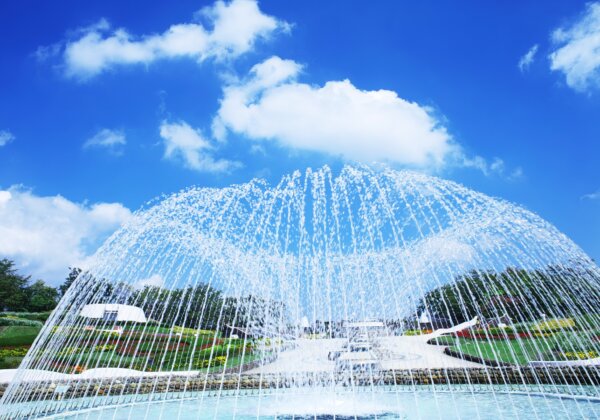 国営みちのく杜の湖畔公園