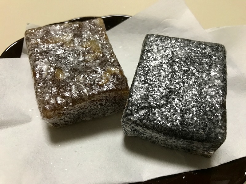 くるみゆべしとごまっこゆべし