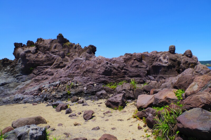16 Rakan Rocks in Yuza Town, Yamagata Prefecture
