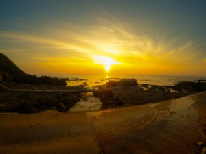 Sunset at Furofushi Onsen