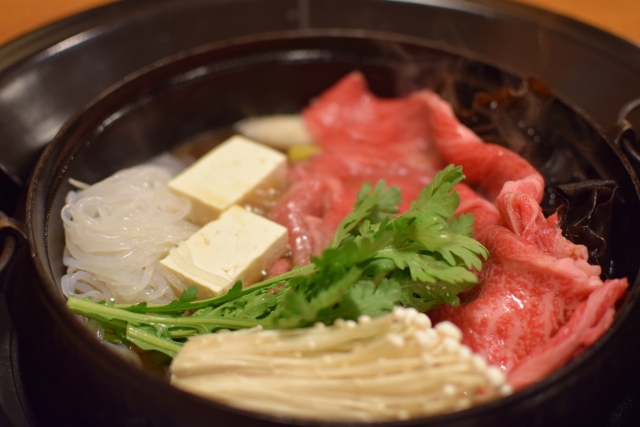 요네자와규 스키야키
