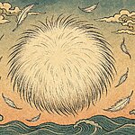ケサランパサランのイラスト