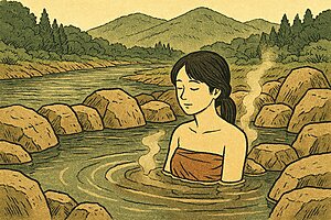 Hagihime使用的温泉