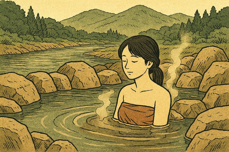 萩姫がつかった温泉