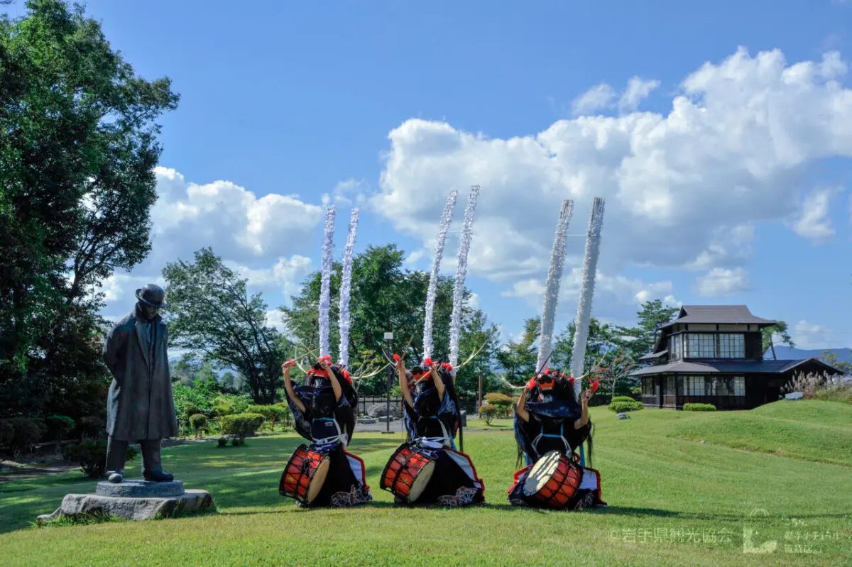 570+花巻市_花巻農業高等学校鹿踊り_(秋) – 東北ろっけん雑学メディア NEFT 岩手の鹿踊