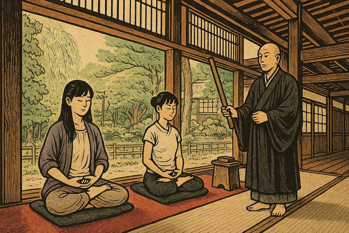 Ilustración Zazen