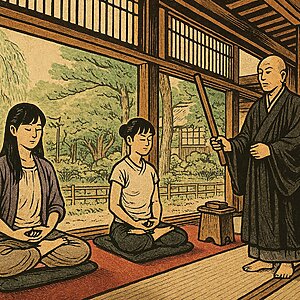 Zazen illustration