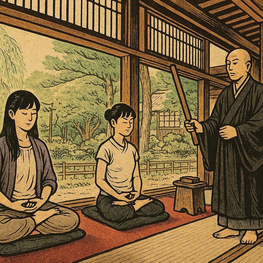 Zazen illustration