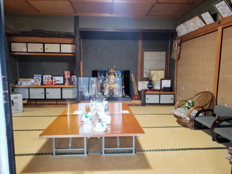 Inside the zashiki storehouse