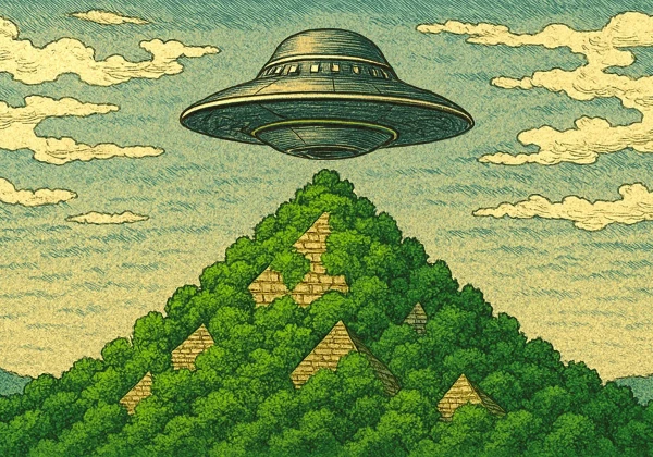 Le mont Kuromata et les OVNI