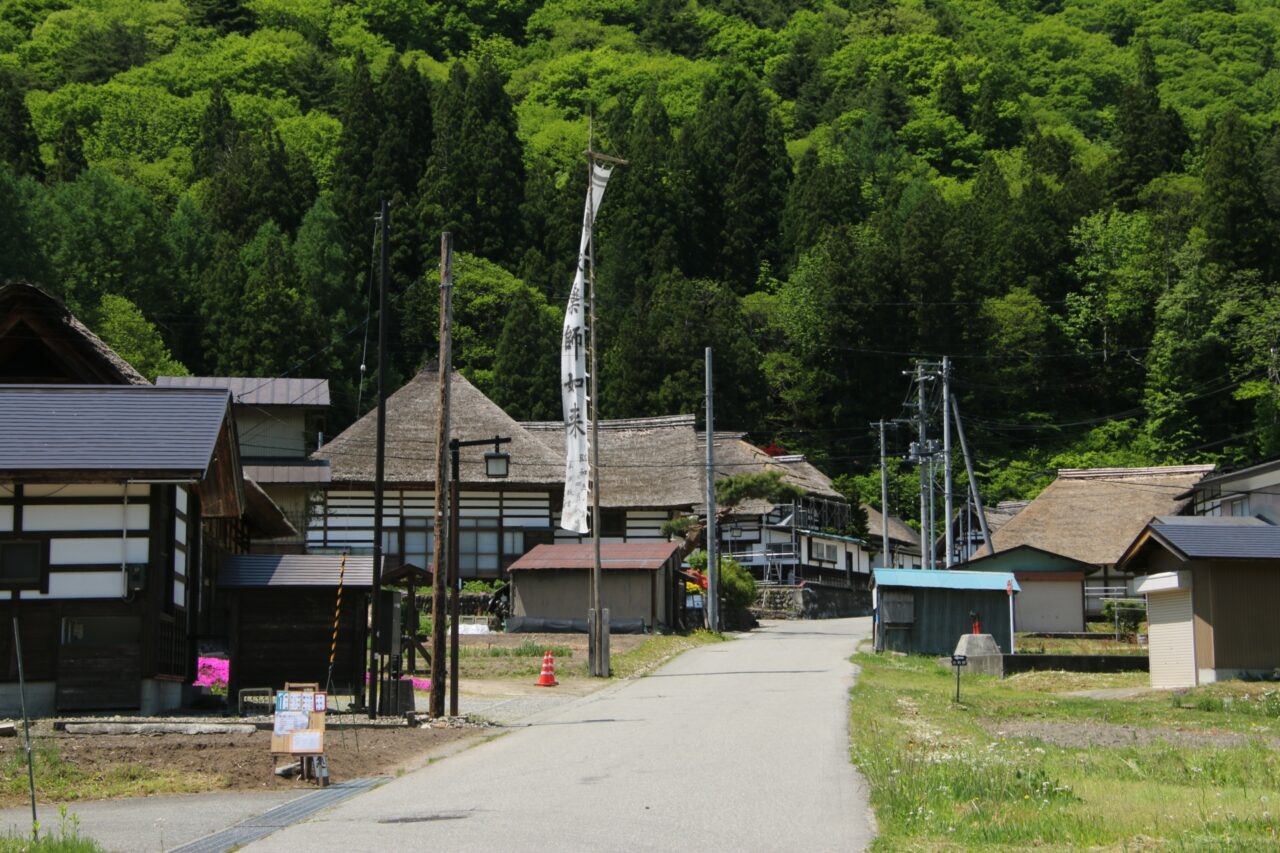 伝統建築「曲家」が多く残る日本の原風景「前沢曲家集落」【福島県