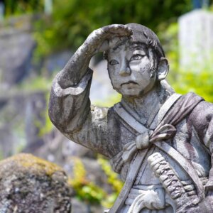 Statue des Tigres blancs du Mt. Imori