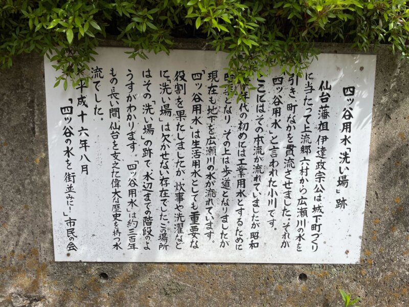 Yotsuya洗涤区遗迹的信息委员会