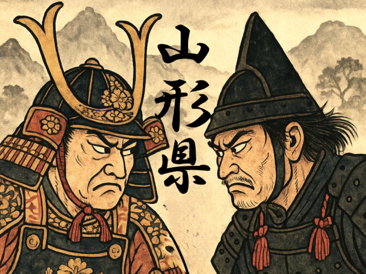 ¡Tres señores de guerra de Sengoku de la prefectura de Yamagata! Mogami Yoshimitsu, Naoe Kanetsu, Shimura Mitsuyasu
