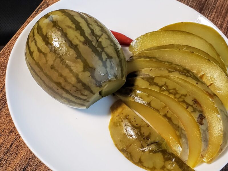 Pickled watermelon pesora