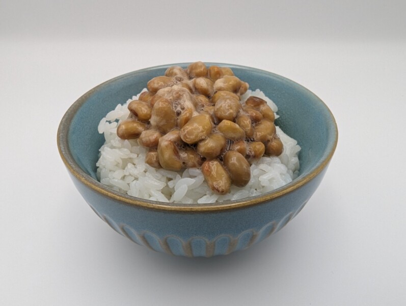 酢納豆のご飯がけ