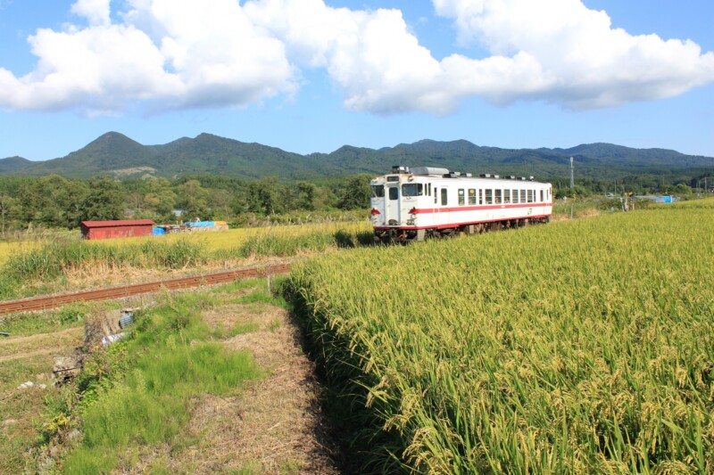 JR津軽線のキハ40系気動車