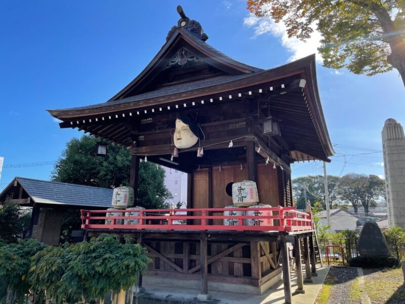 安積国造神社の御神楽殿