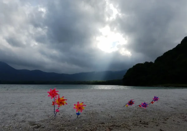 Lake Usoriyama at Mount Osore