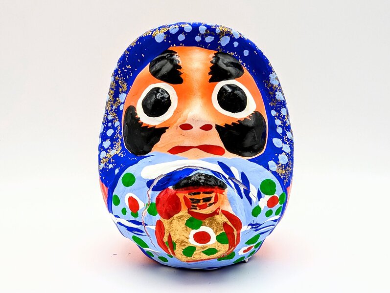 仙台的幸运魅力“ Matsukawa daruma”