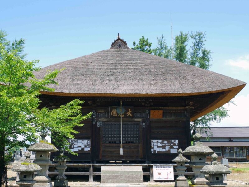 1500年代半ばに建立された国の重要文化財に指定されている「勝観音(勝福寺観音堂)」 ©極上の会津