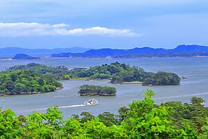日本三大风景之一的松岛