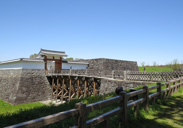 Yamagata Castle&#39;s main castle, Ichimonji gate