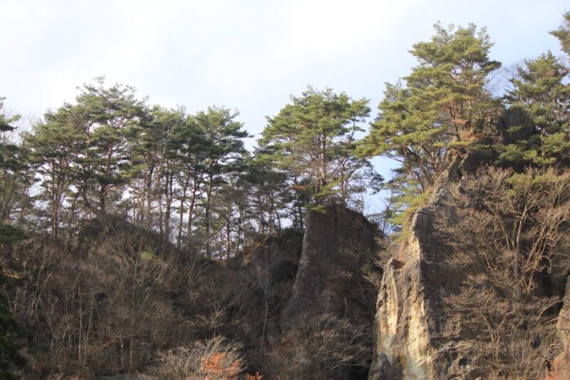 現在のきみまち阪公園の屏風岩