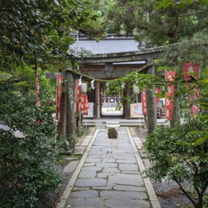 青麻神社の入り口