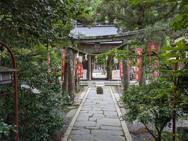 青麻神社の入り口