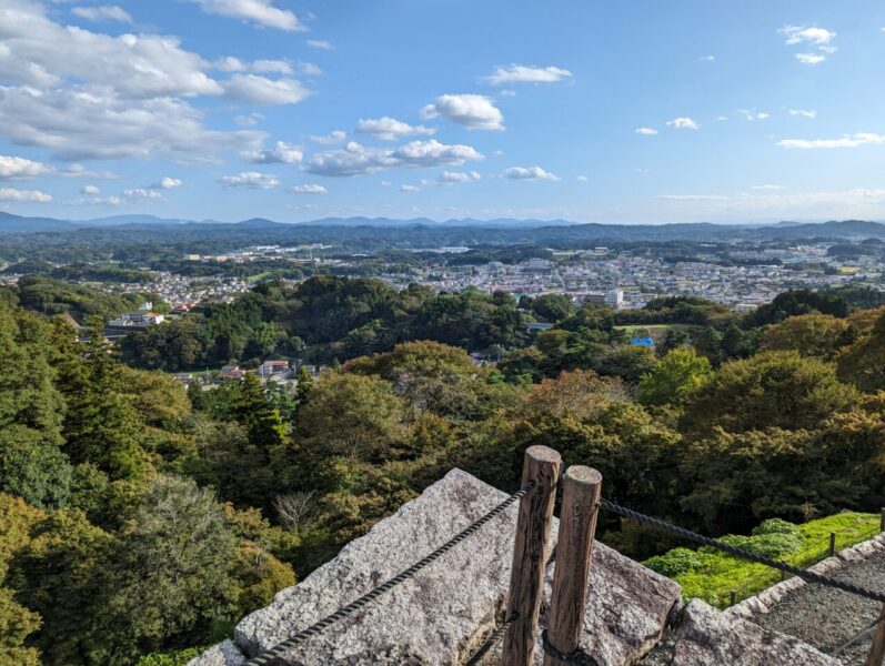 二本松城からの景色