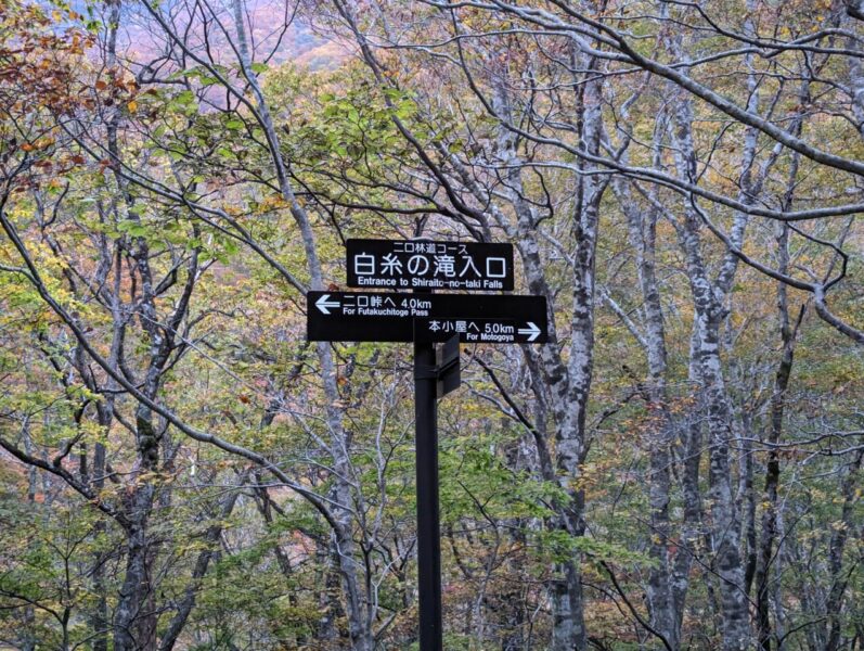 二口林道(白糸の滝)