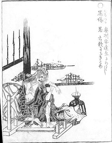 鳥山石燕『画図百鬼夜行』より「黒塚」