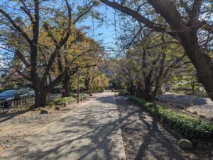 光禅寺の参道