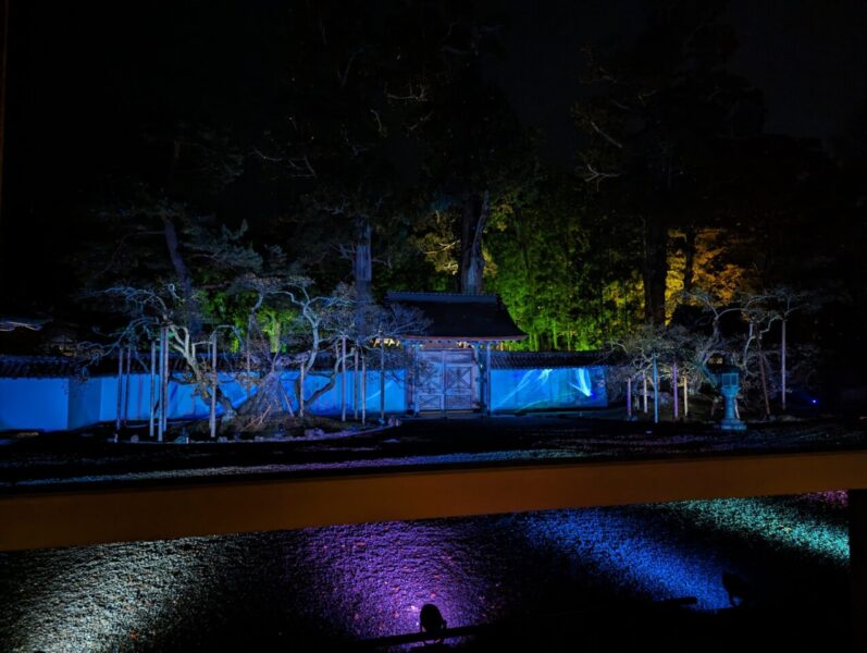 瑞巌寺夜間参拝(プロジェクションマッピング)