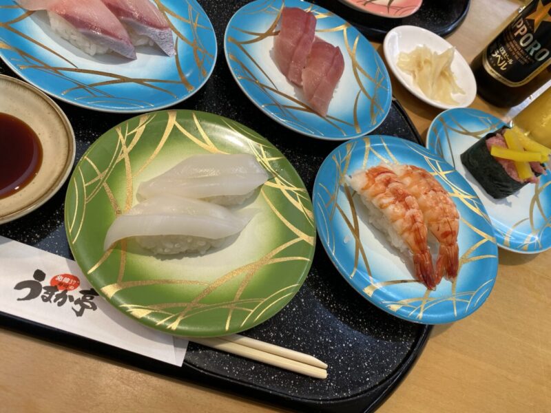 Tapis roulant à sushi Umakatei Fukushima station pivot store (sushi)