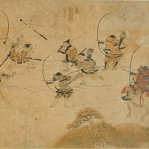 阿久利川事件『前九年合戦絵巻』（東京国立博物館蔵）出典：Wikipedia