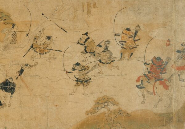 阿久利川事件『前九年合戦絵巻』（東京国立博物館蔵）出典：Wikipedia