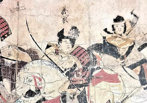 『前九年合戦絵巻』内の源義家（重要文化財 国立歴史民俗博物館蔵）出典：Wikipedia