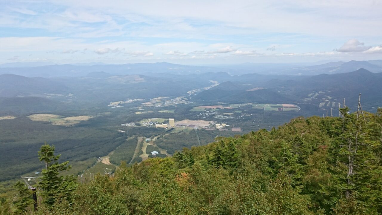 Appi plateau seen from the mountaintop